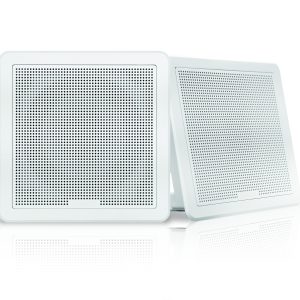 FUSION 010-02299-10 FM-F65SW 6 INCH White Square Flush Mount Speakers