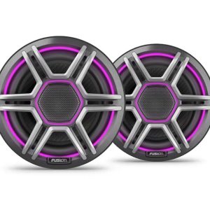 FUSION 010-02918-03 Speaker; Apollo; 6.5 Inch Round Coaxial Sports Speaker; 6.93 Inch Diameter x 4.06 Inch Depth Overall Dimension (Pair)