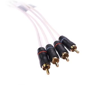 FUSION 010-12620-00 MS-FRCA25 PREMIUM 25FT 4-WAY SHIELDED RCA CABLE