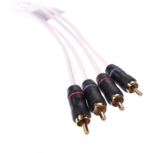 FUSION 010-12620-00 MS-FRCA25 PREMIUM 25FT 4-WAY SHIELDED RCA CABLE