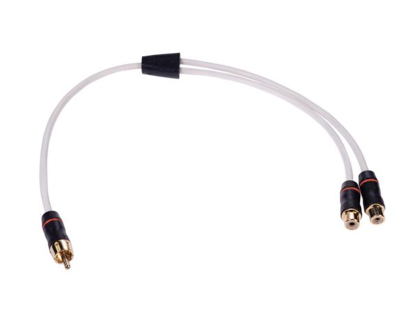 FUSION 0101262200 010-12622-00 RCA Splitter, 1 Male to 2 Female