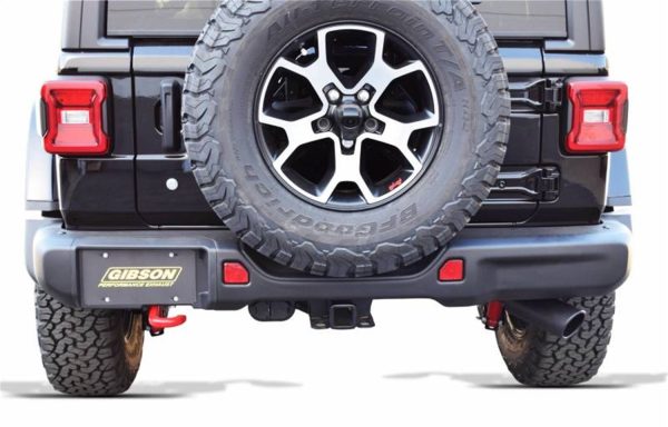 GIBSON 617308-B Elite Cat-Back Single Exhaust System, Black Ceramic