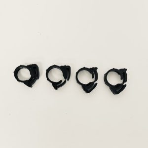HELIX RACING 111-2223 100PK NYLON RATCHET CLAMPS 13/32, 0.4 Inch To 0.46 Inch Clamping Range; Ratchet Style; Black Nylon; Pack Of 100