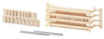 HUBBELL 110BLK100FTK5 110 SYS FLDTERM KIT 5PR CONN BK 100PR