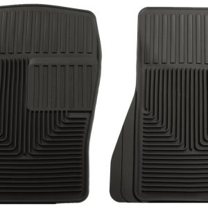 HUSKY LINERS 51071 Heavy Duty Front Floor Mats | 1995 - 2005 Chevrolet Blazer/Cavalier/Sunfire, 1987 - 2004 Mustang, and more, Black