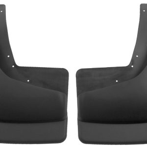 HUSKY LINERS 57211 Mud Guards | Rear Mud Guards - Black | 57241 | Fits 2002-2006 Chevrolet Avalanche 1500/2500, 1999-2006 Chevrolet Silverado 1500 Fleetside/2500/Suburban w/o Fender Flares, and more (Pair)