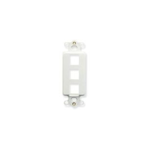 ICC IC107DI3WH INSERT, DECOREX, 3-PORT, WHITE