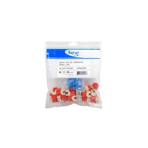 ICC IC107F5COR MODULE, CAT 5e, HD, 25 PK, ORANGE