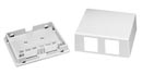 ICC IC107SB2-IV 2 PORT SURFACE BOX (IVORY)