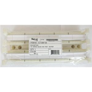 ICC IC110NF100 110 WIRING BLOCK W/O FT, 100-PAIR,CAT 5e