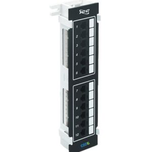 ICC ICMPP12V60 PATCH PANEL, VERTICAL, CAT 6, 12-PORT