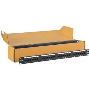 ICC ICMPP2460V PATCH PANEL, CAT 6, 24-PORT, 1 RMS, 6 PK