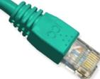 ICC ICPCSK01GN PATCH CORD, CAT 6, MOLDED BOOT, 1FT GREEN