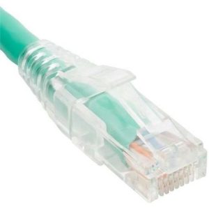 ICC ICPCST07GN PATCH CORD, CAT 6, CLEAR BOOT, 7FT GREEN
