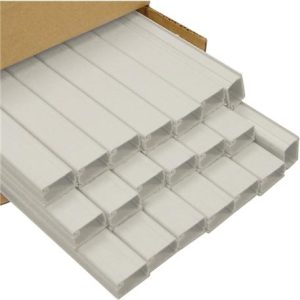ICC ICRWR11SWH RACEWAY, .75 INCHW X .5 INCH H X 6L, WHITE