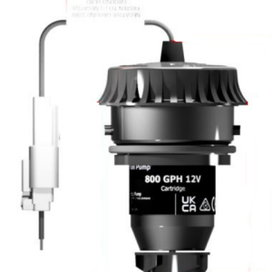 JOHNSON PUMP 09-36336-06 AQUA SERIES 800GPH REPLACEMENT CART, Replacement For Aqua Void Bilge Pumps; 800 Gallon Per Hour; 12 Volt; Black; PC-ABS