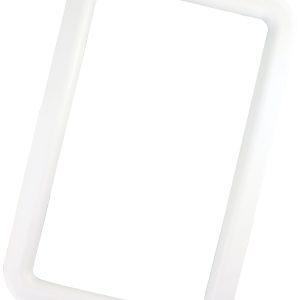 JR PRODUCTS 11011 White RV Deluxe Entry Door Window Frame