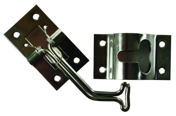 JR PRODUCTS 11765 45 Degree Stainless Steel T-Style Door Holder (6)