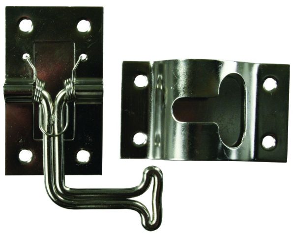 JR PRODUCTS 11785 90 Degree Stainless Steel T-Style Door Holder (4)