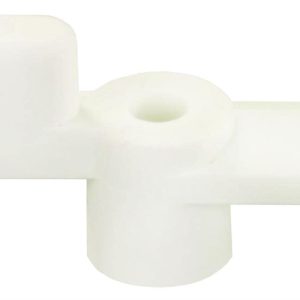 JR PRODUCTS 11825 White 1/4 INCH Fold Down Entry Door Holder