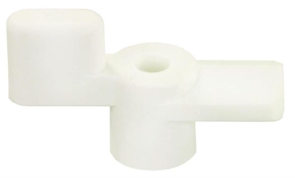 JR PRODUCTS 11825 White 1/4 INCH Fold Down Entry Door Holder
