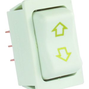 JR PRODUCTS 12095 White Replacement Slide-Out High Current Motor Switch