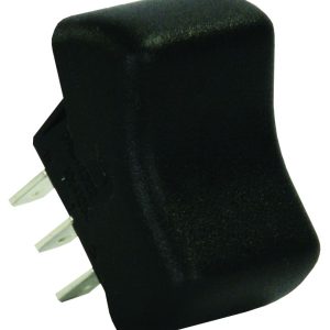 JR PRODUCTS 12265 Black SPDT Momentary-On/Off/Momentary-On Switch