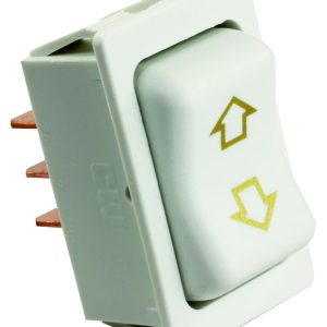 JR PRODUCTS 12385 White 4-Pin Slide-Out Switch