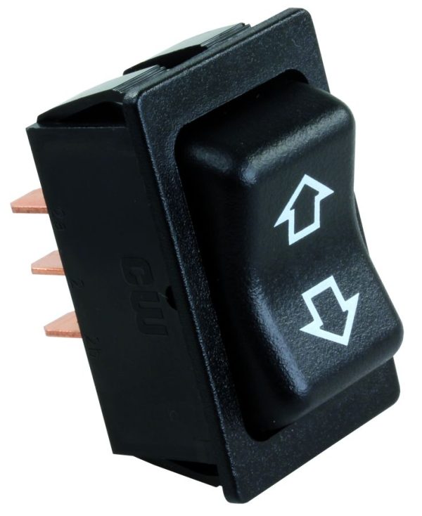 JR PRODUCTS 12395 Black 4-Pin Slide-Out Switch