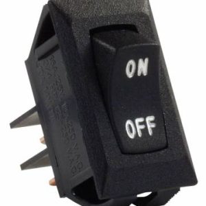 JR PRODUCTS 125915 Black/Sliver 12V On/Off Switch (Pack of 5)