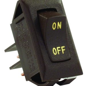 JR PRODUCTS 12605 Brown SPST Labeled On/Off Switch