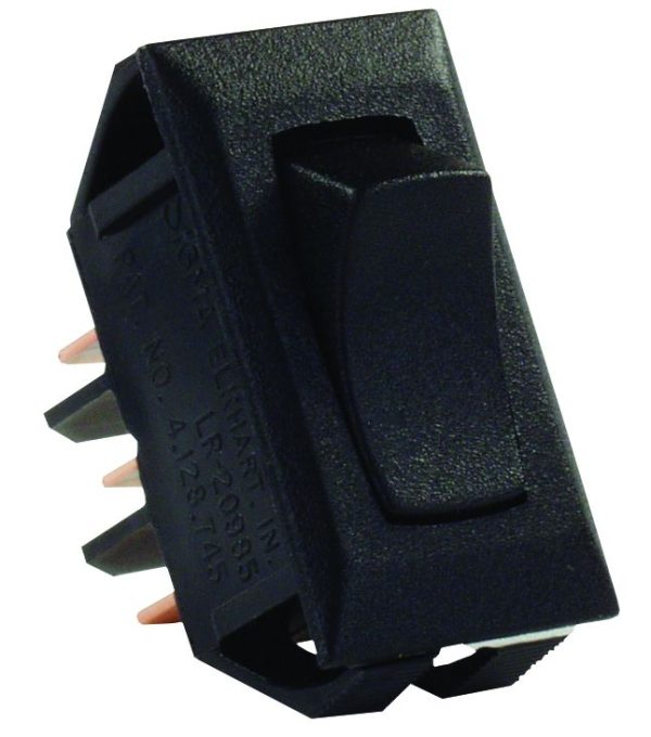 JR PRODUCTS 12625 Black SPDT On/On Switch