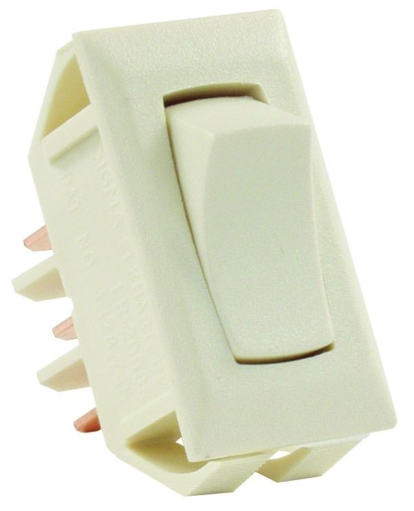 JR PRODUCTS 12655 Ivory SPDT On/On Switch