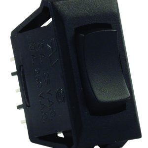 JR PRODUCTS 12675 Black SPDT Mom-On/Off/Mom-On Switch