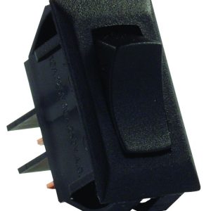 JR PRODUCTS 12705 Black SPST Mom-On/Off Switch