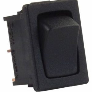 JR PRODUCTS 128115 12811-5 Black 12V Mini Momentary On/Off Switch
