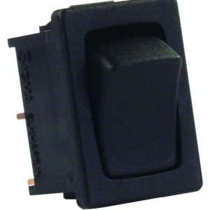 JR PRODUCTS 12815 Black SPST Mini Mom-On/Off Switch (Quantity 4)
