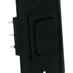JR PRODUCTS 12825 Black DPDT Mom-On/Off/Mom-On Switch