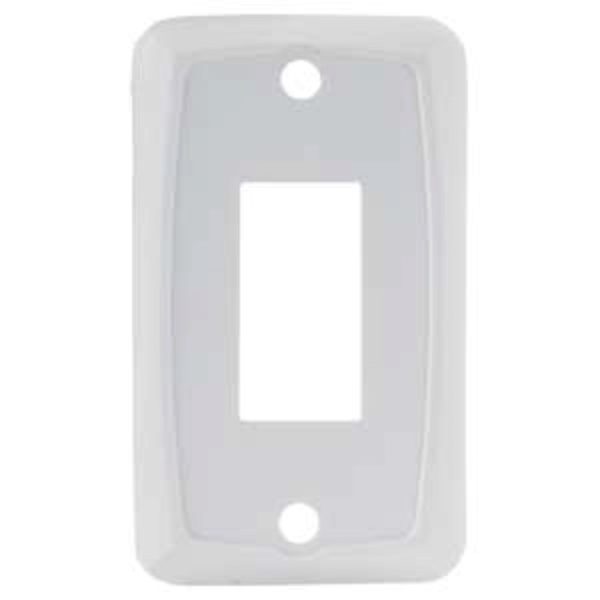 JR PRODUCTS 12841-5 White Single Switch Wall Plate (Pack of 5)