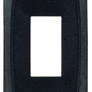 JR PRODUCTS 12855 Black Single Switch Face Plate