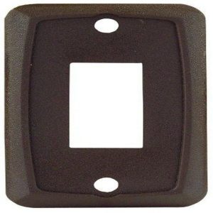 JR PRODUCTS 12865 Brown Single Switch Face Plate