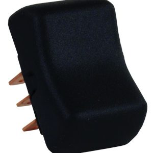 JR PRODUCTS 13025 Black DPDT On/Off/On Momentary Switch