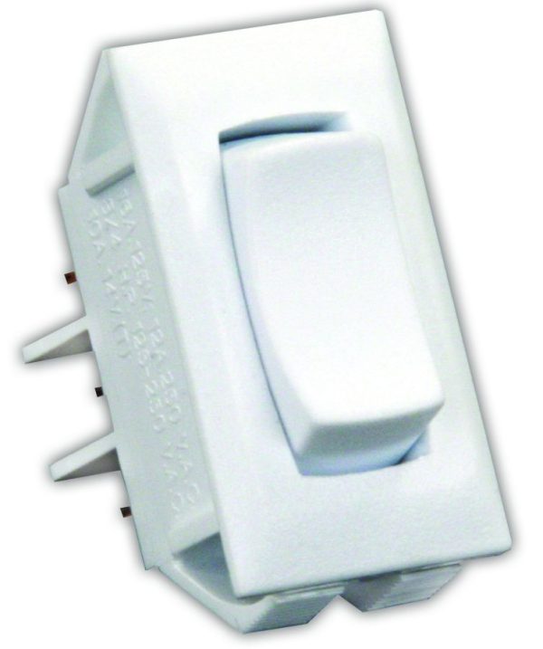 JR PRODUCTS 13435 On/Off/On Switch - White