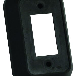 JR PRODUCTS 13495 Single Switch Wall Spacer - Black