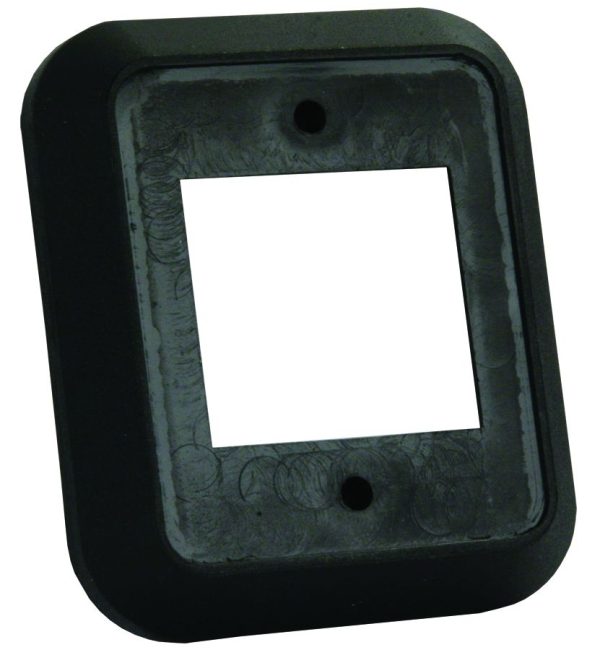 JR PRODUCTS 13525 Double Switch Wall Spacer - Black