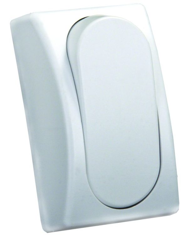 JR PRODUCTS 13575 Modular On/Off Switch - Single, White