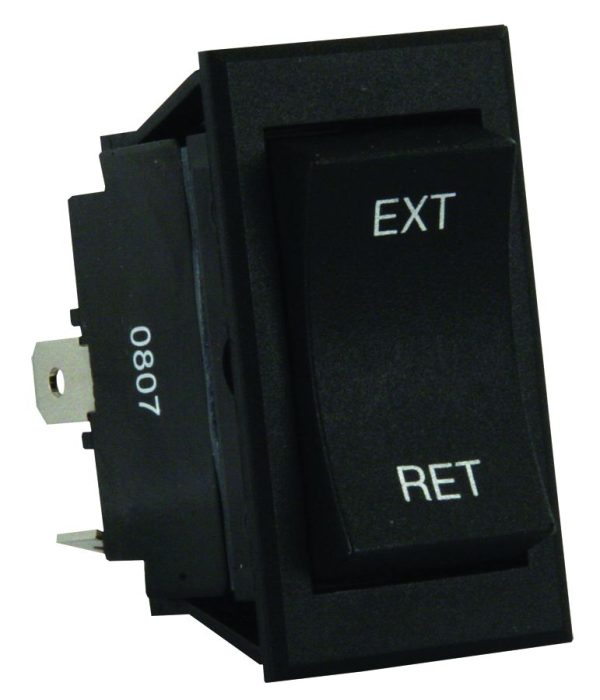 JR PRODUCTS 13635 5th Wheel/Tongue Jack Switch,Black (6)
