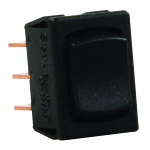 JR PRODUCTS 13725 Black Mini Momentary-on/Off/Momentary-on Switch