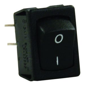 JR PRODUCTS 13735 Black Mini Labeled On/Off I-O Switch