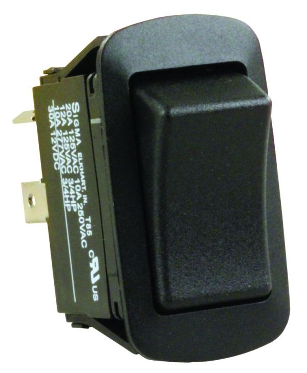 JR PRODUCTS 13795 Black On/Off SPST H2O Resistant